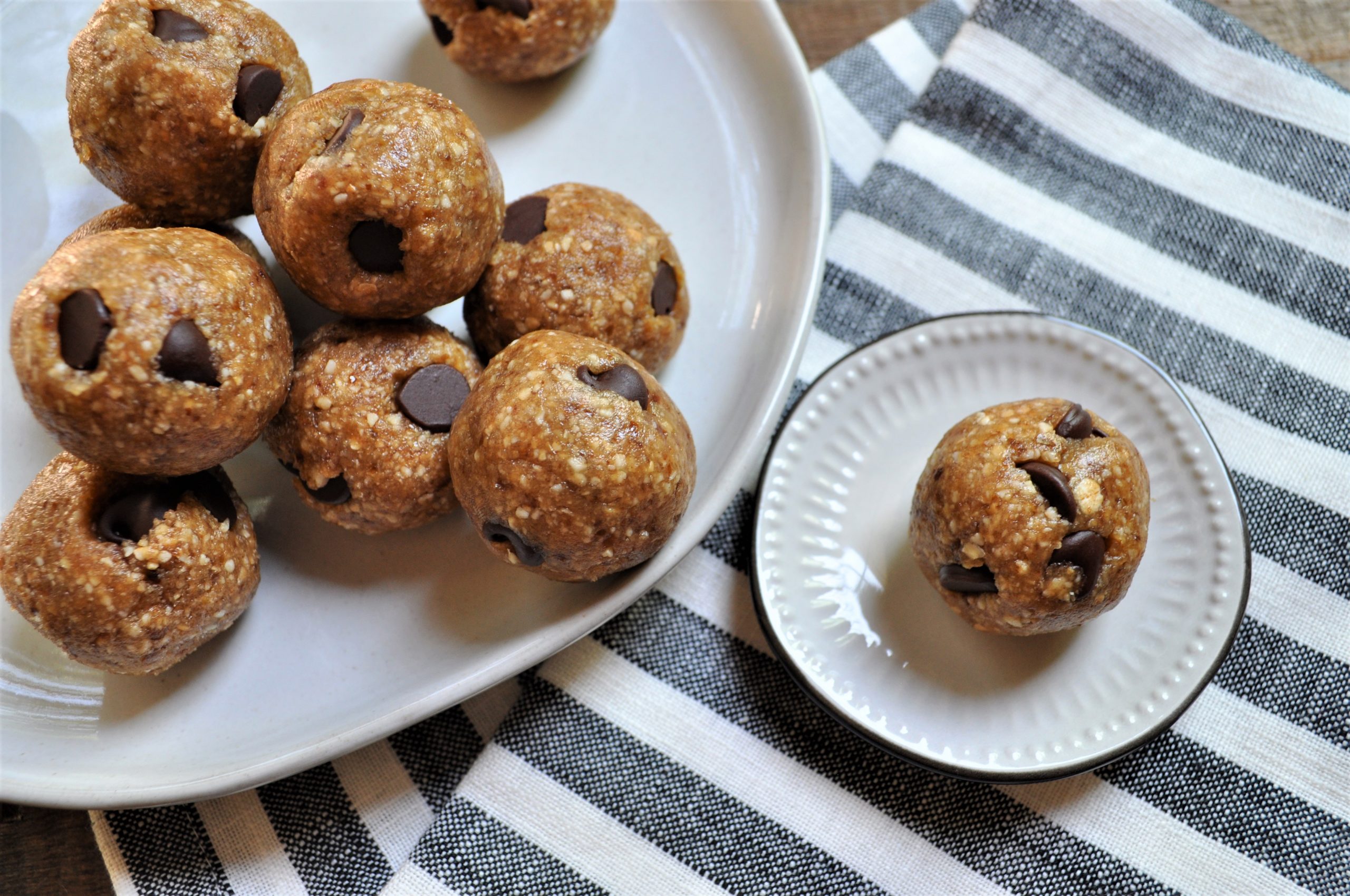 Chocolate Chip Cookie Dough Bites — Featherstone Nutrition