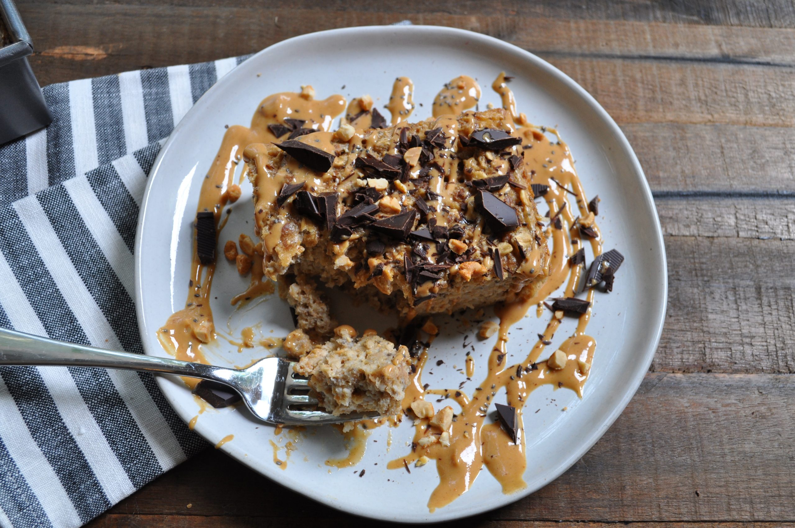 Peanut Butter Baked Oatmeal — Featherstone Nutrition