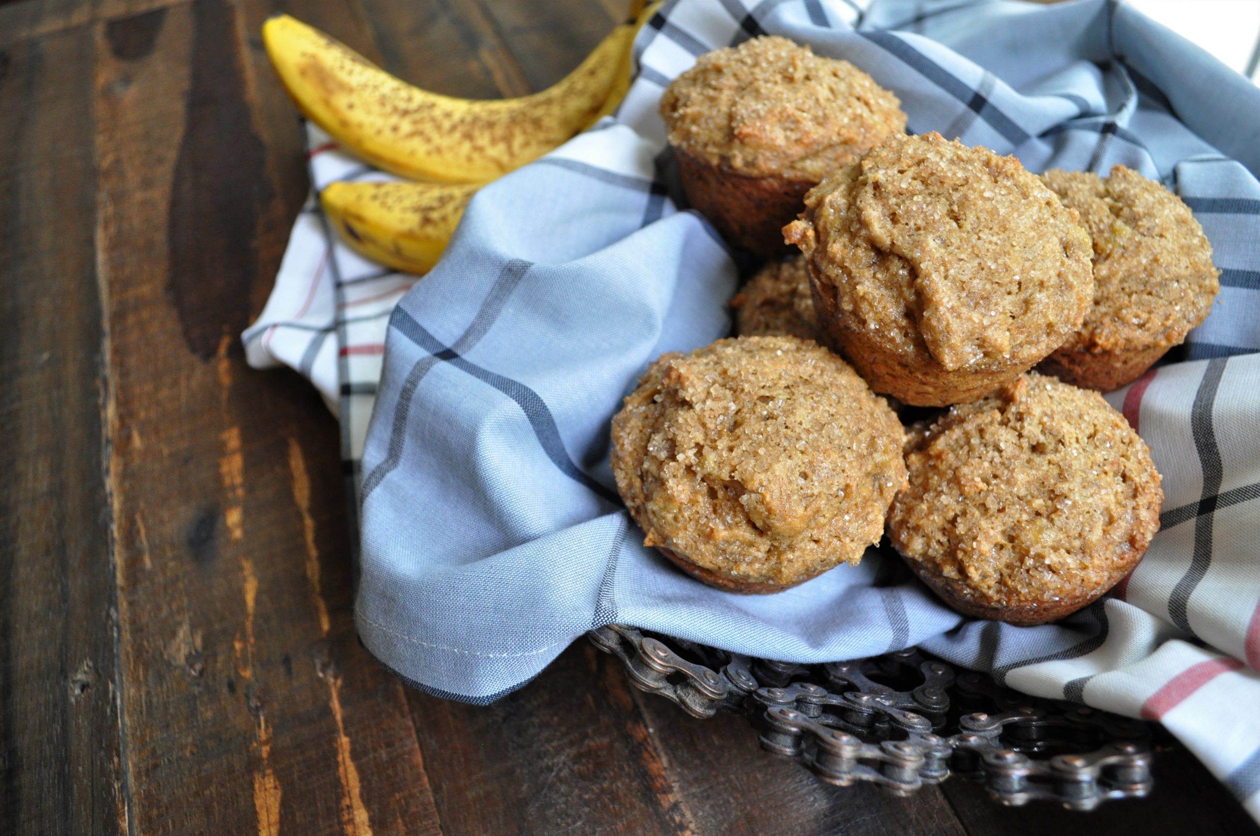 Caramel Banana Muffins — Featherstone Nutrition