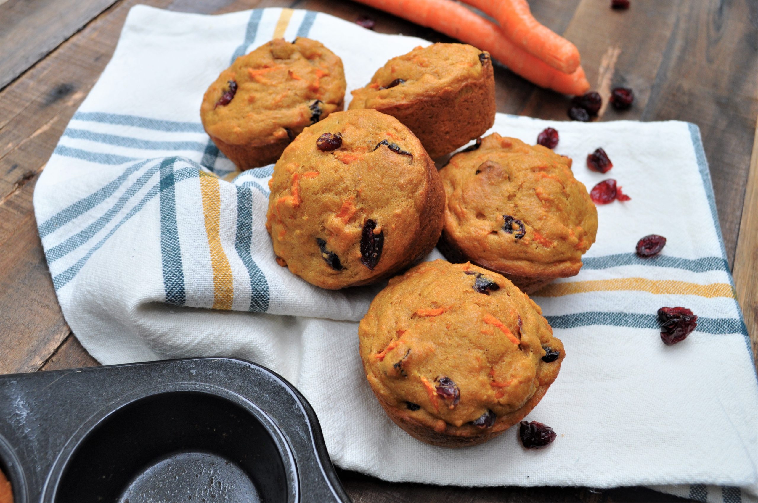 Carrot Cranberry Muffins — Featherstone Nutrition