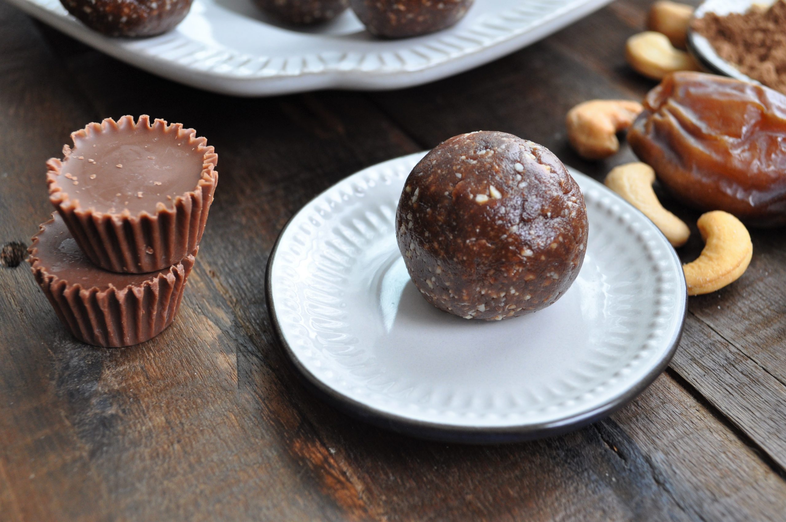 PB Cup Cookie Dough Bites — Featherstone Nutrition