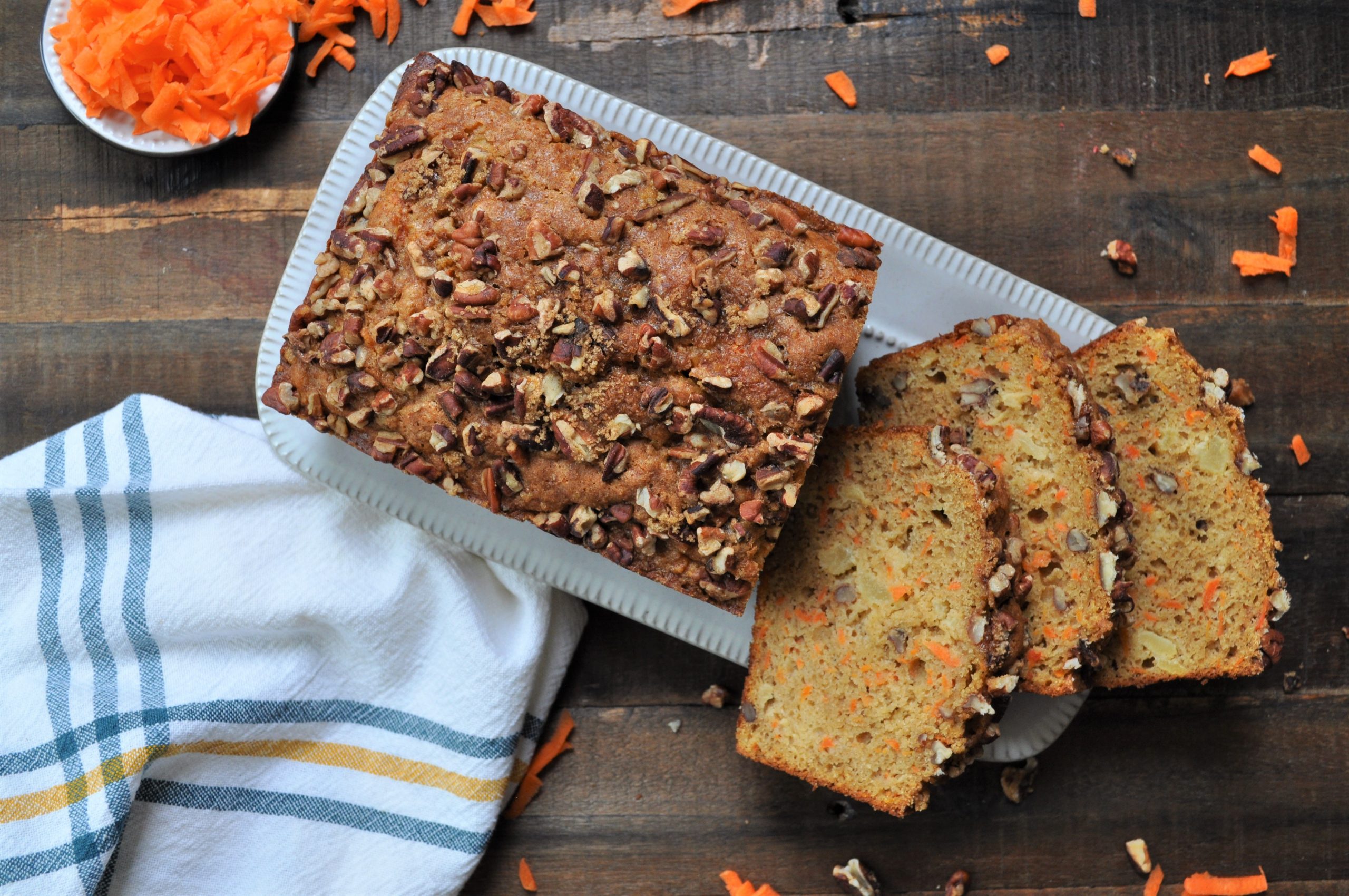 Healthy Carrot Cake Bread — Featherstone Nutrition