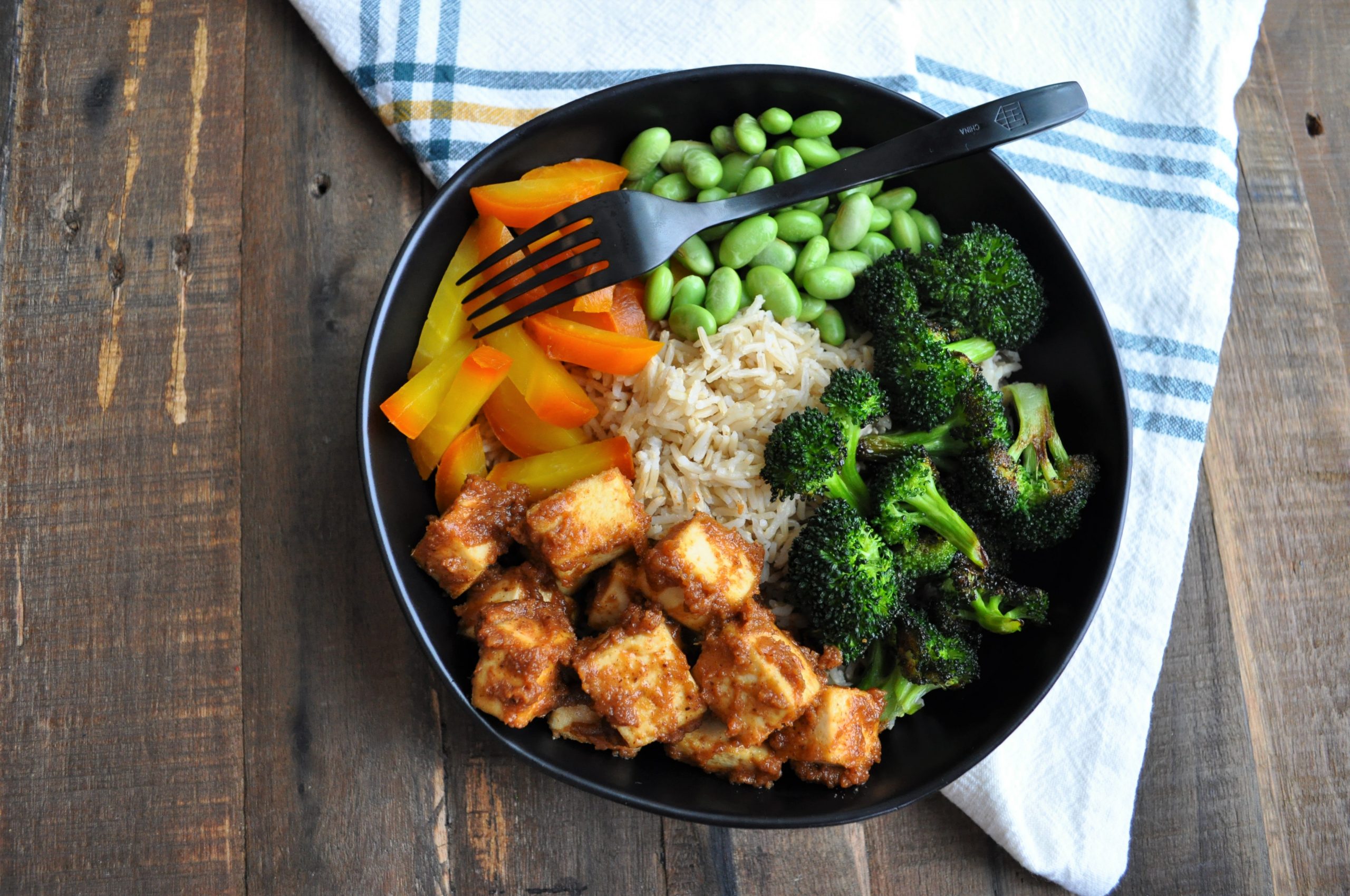 Almond Butter Tofu Bowls — Featherstone Nutrition