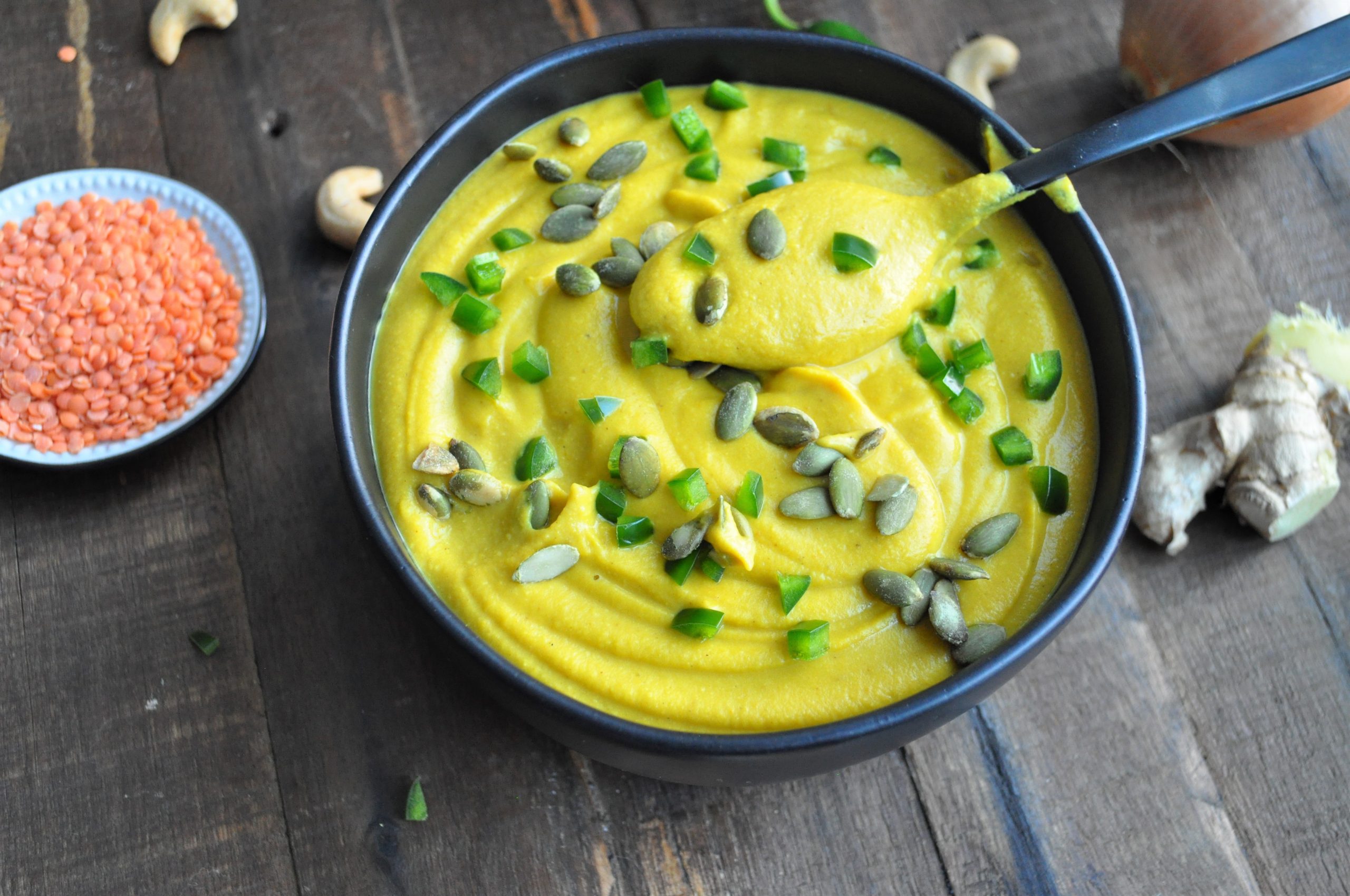Creamy Curry Butternut Squash Soup — Featherstone Nutrition