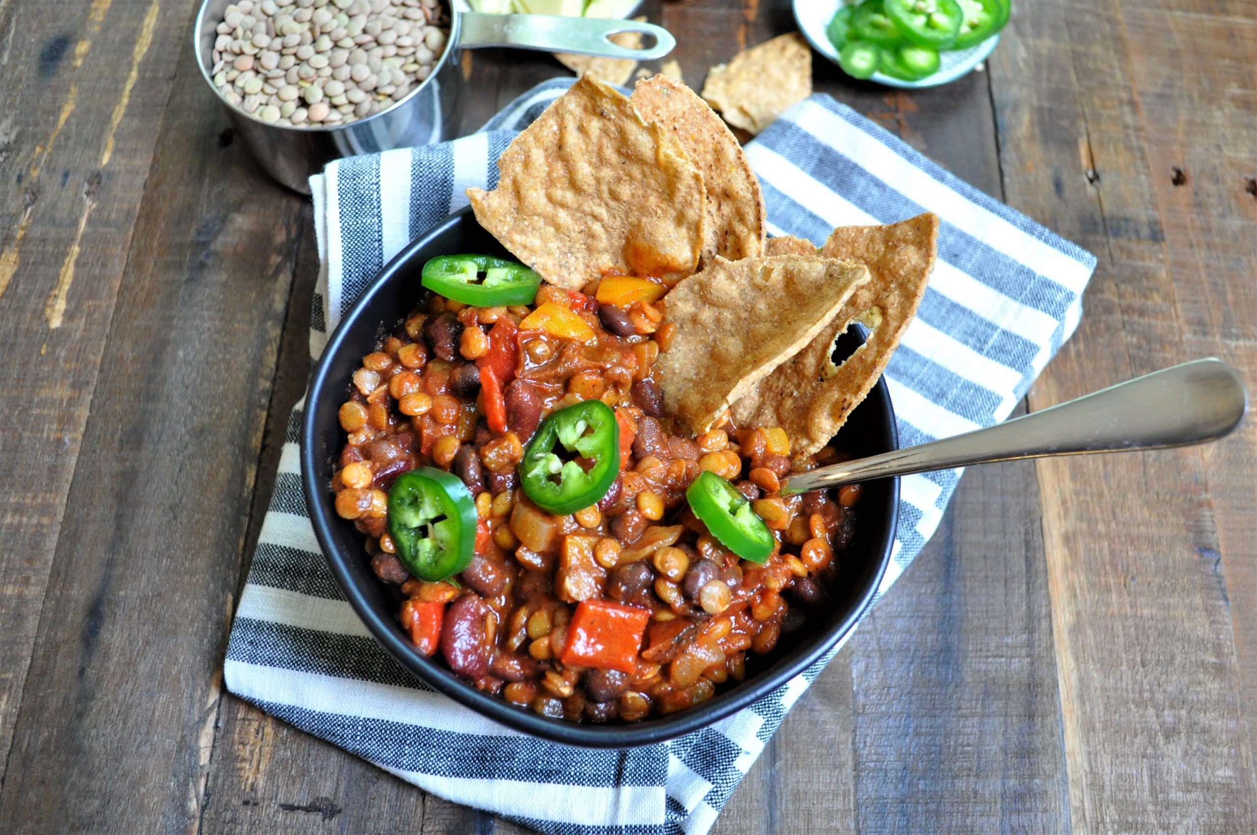 Super Hearty Lentil Chili — Featherstone Nutrition