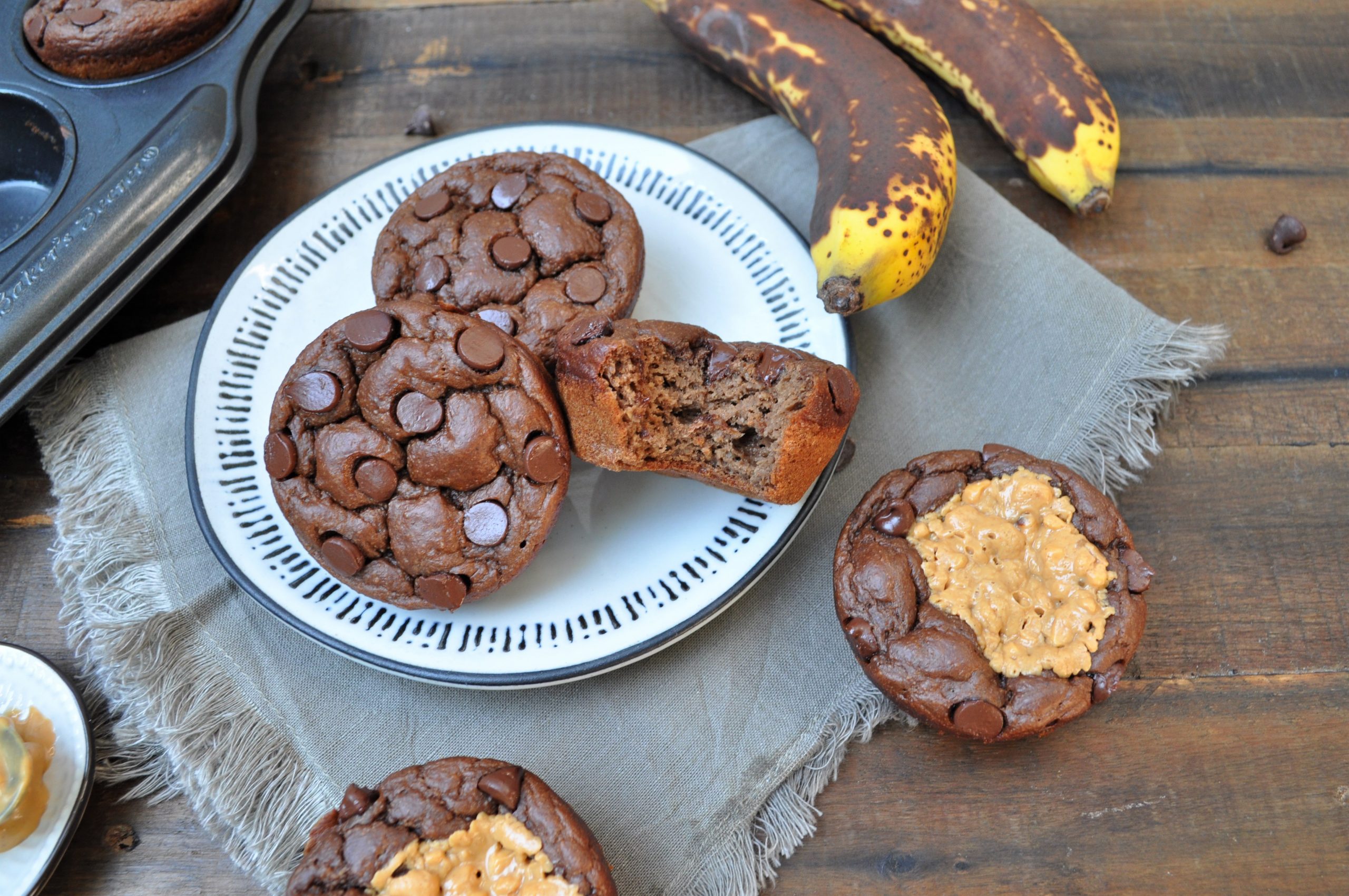 Chocolate Banana Blender Muffins — Featherstone Nutrition