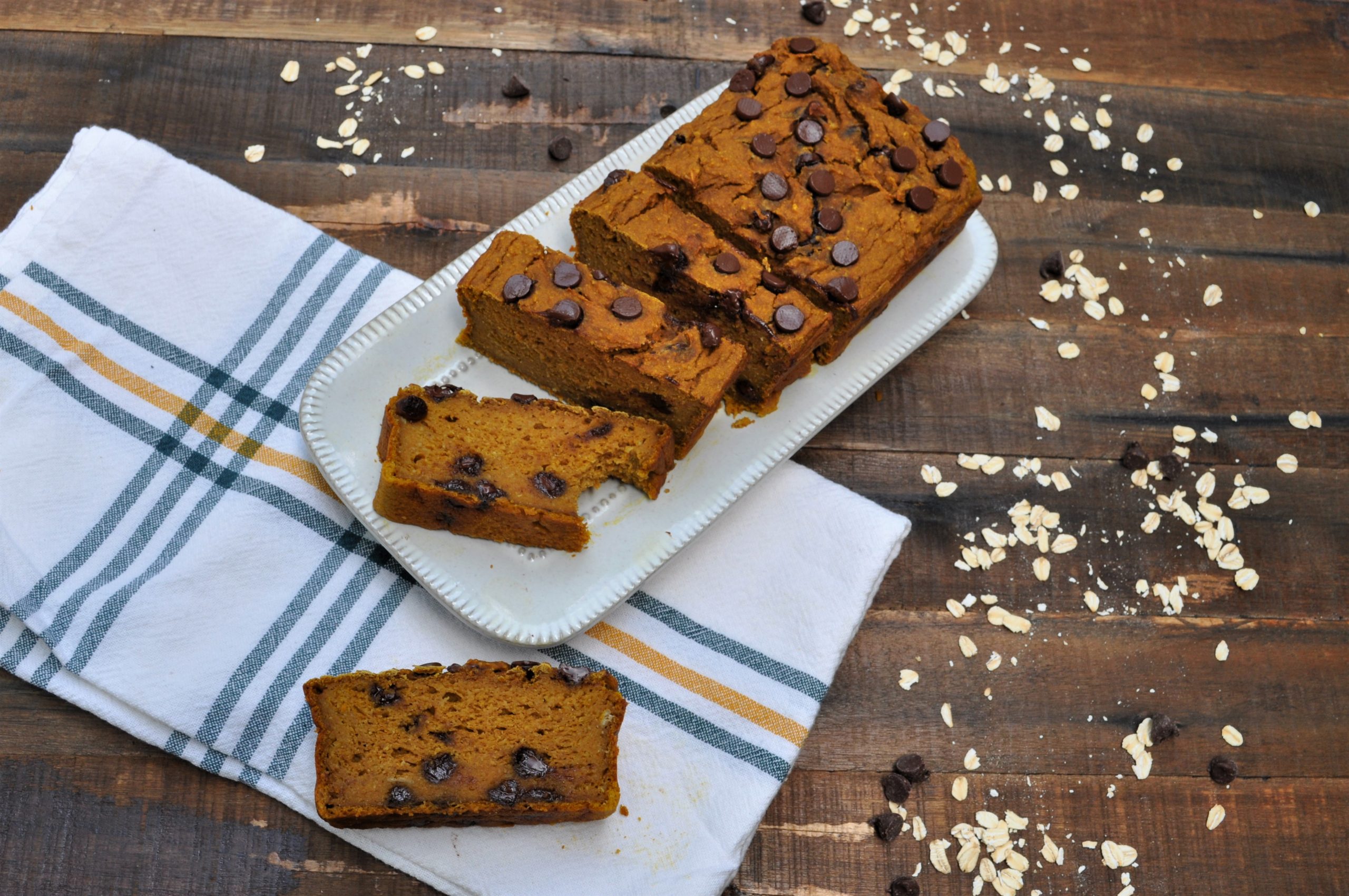 Pumpkin Chocolate Chip Blender Bread — Featherstone Nutrition