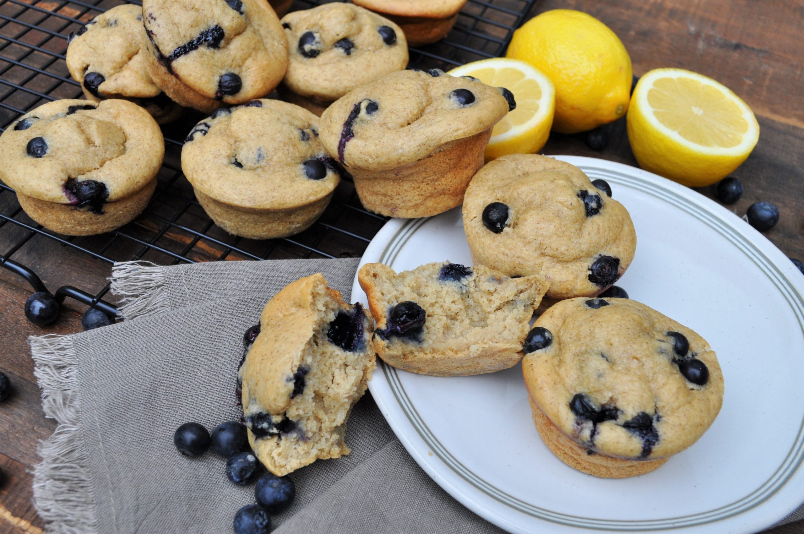 Blender Blueberry Muffins — Featherstone Nutrition