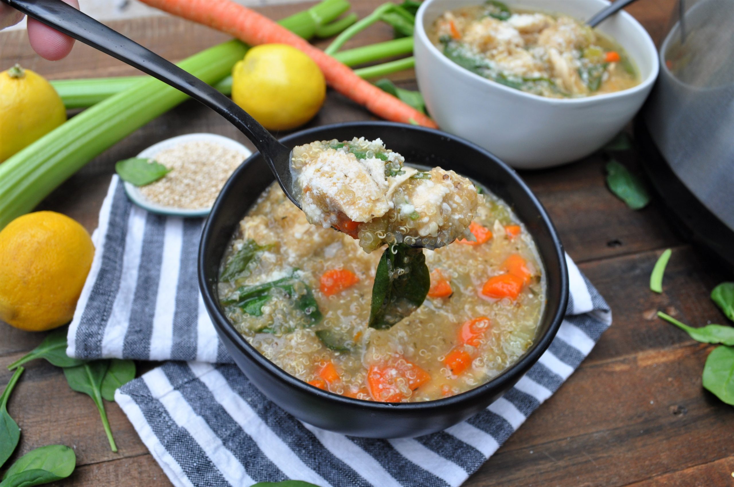 Chicken Lemon Quinoa Soup — Featherstone Nutrition