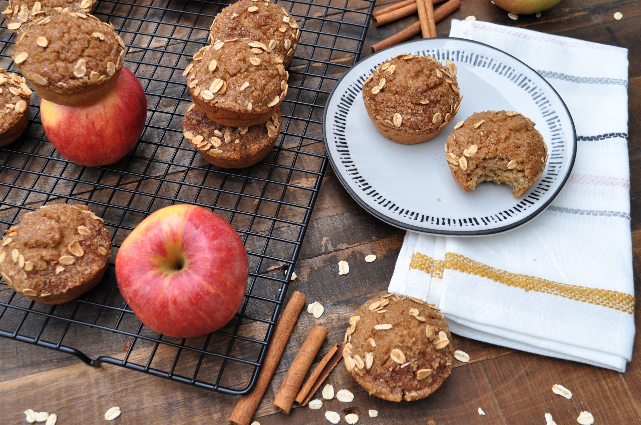 Blender Apple Cinnamon Muffins — Featherstone Nutrition