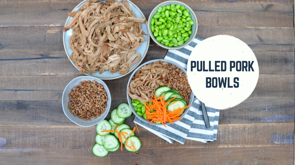 Slow Cooker Pulled Pork Bowls — Featherstone Nutrition