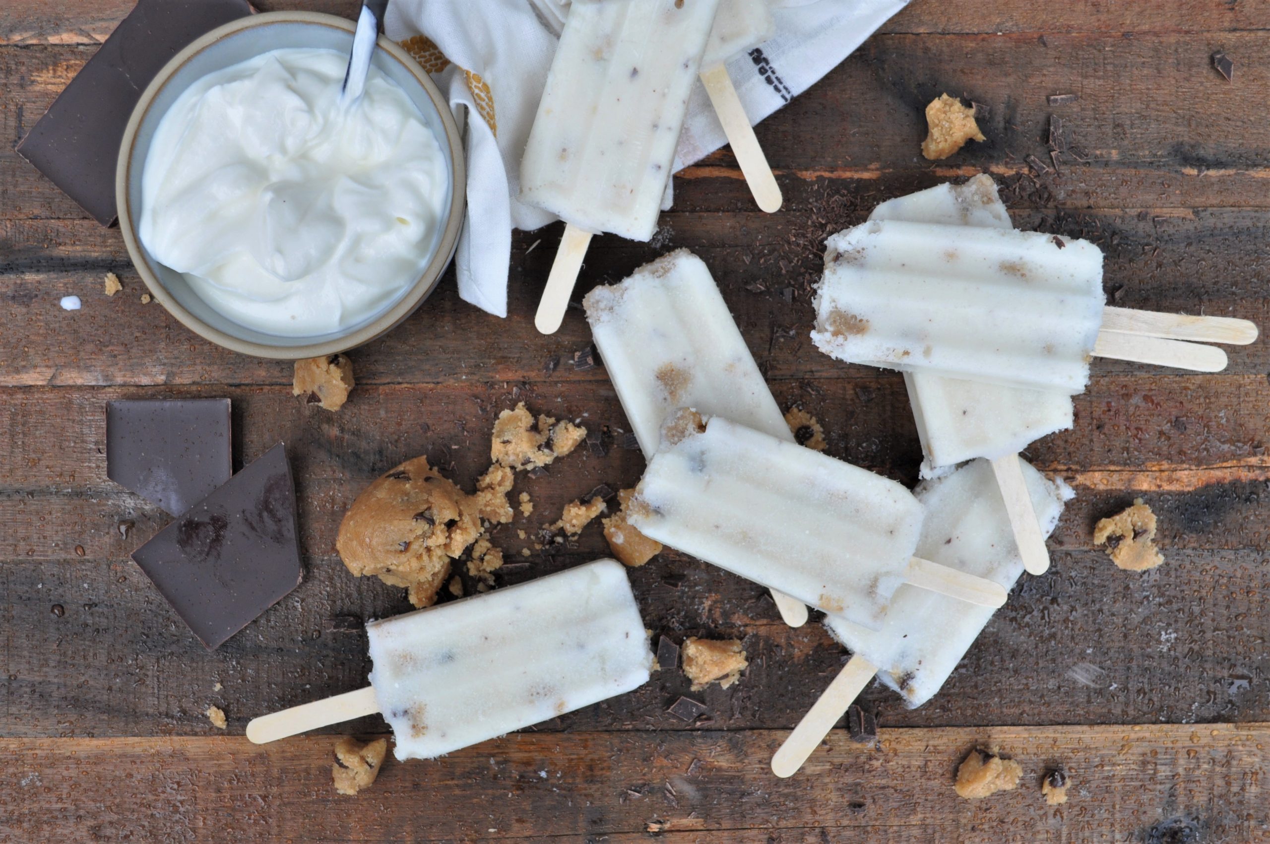Cookie Dough Frozen Greek Yogurt Bars — Featherstone Nutrition