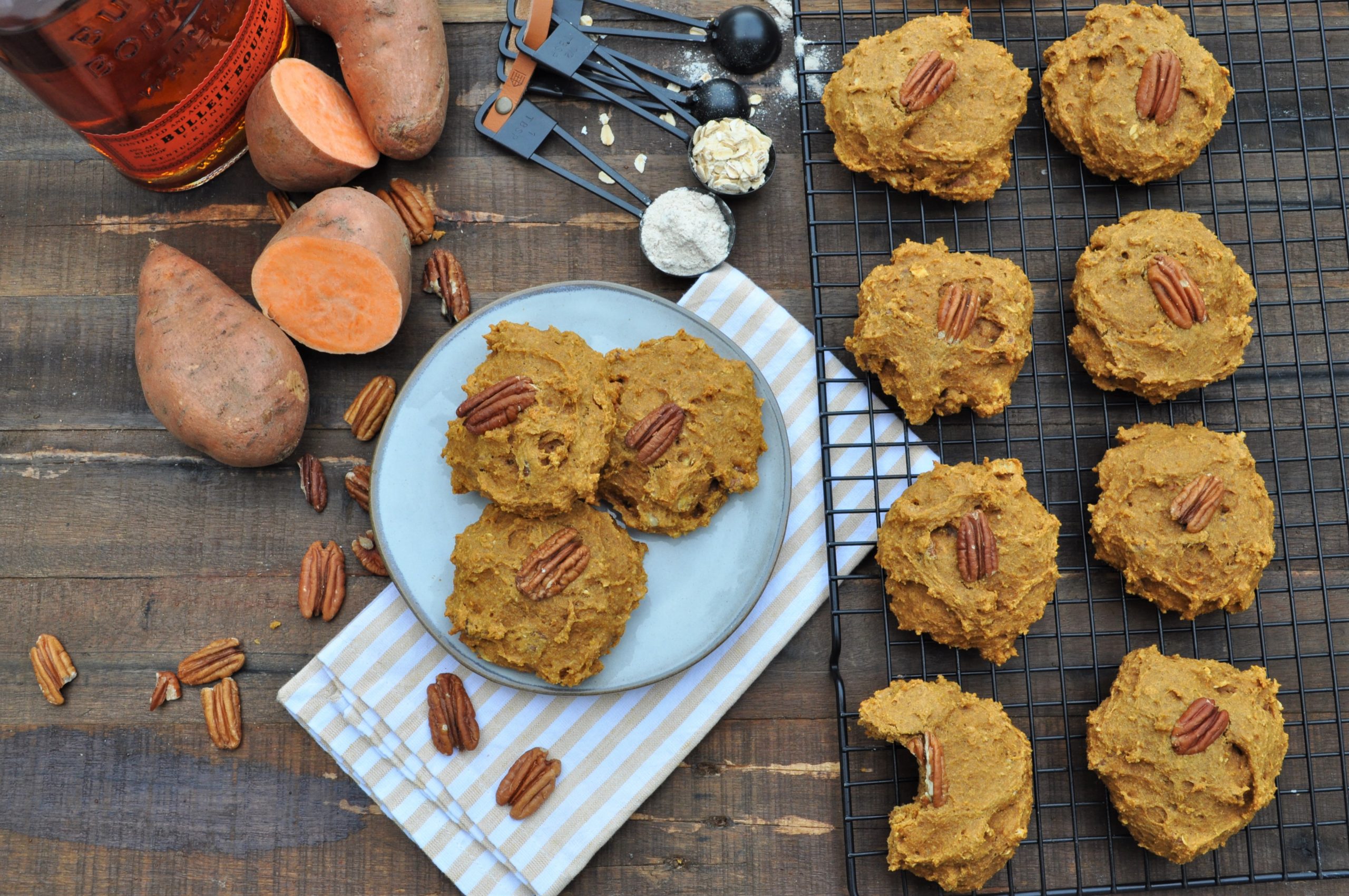 Bourbon Sweet Potato Snack Cookies — Featherstone Nutrition