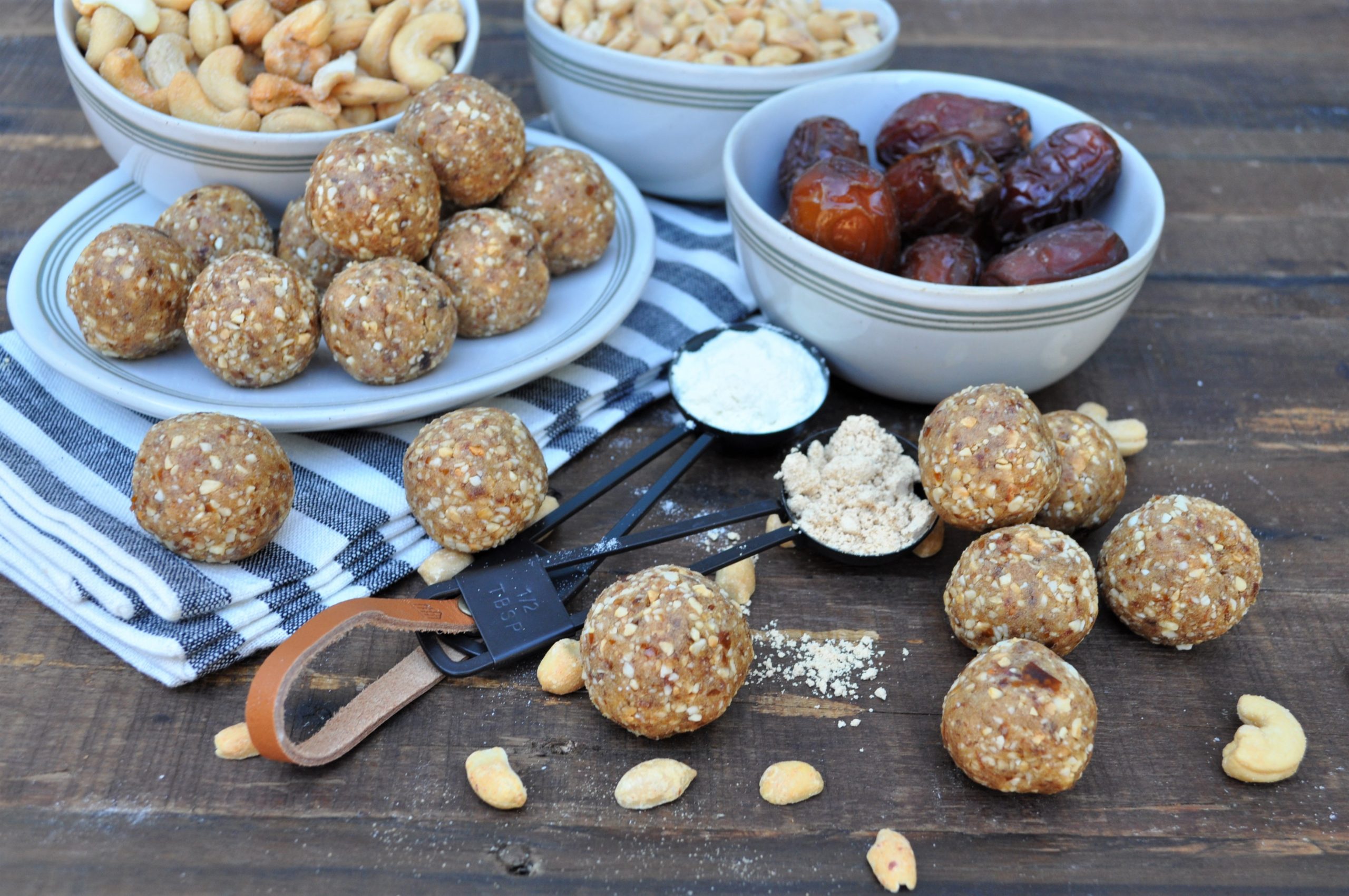 Salted Peanut Protein Energy Bites — Featherstone Nutrition