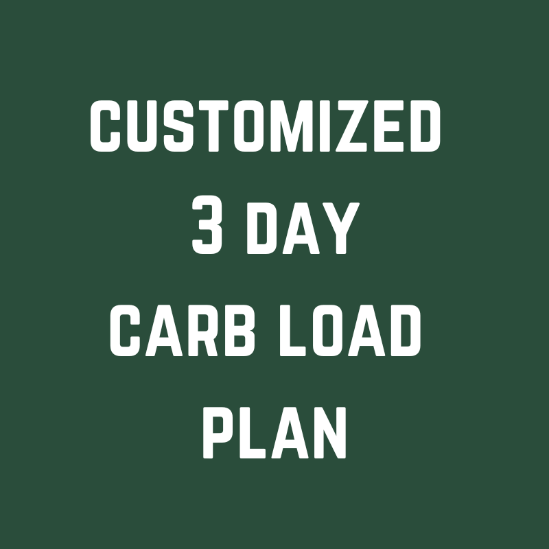 Customized 3 Day Carb Load Plan — Featherstone Nutrition