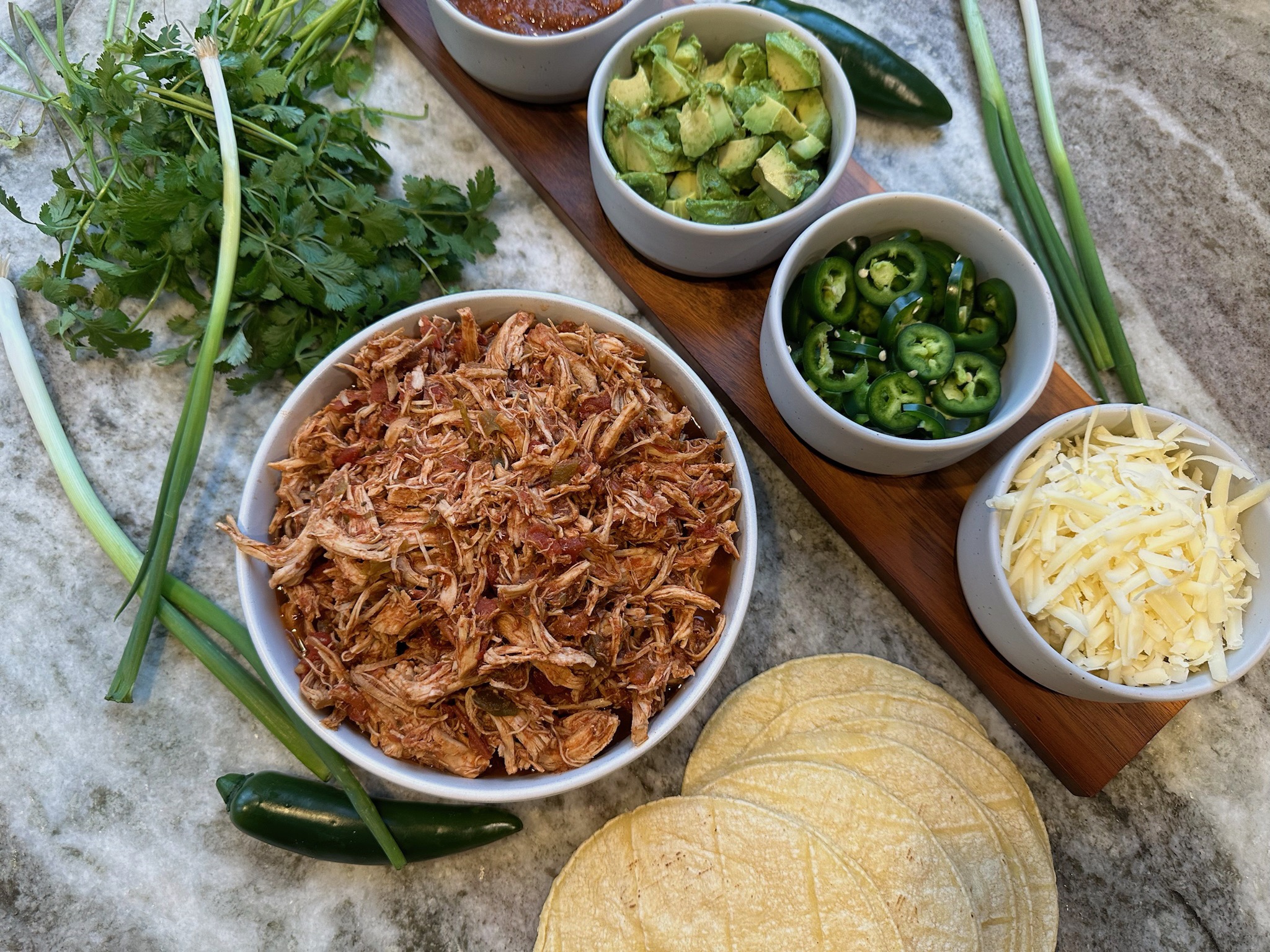 Slow Cooker Chipotle Shredded Chicken — Featherstone Nutrition