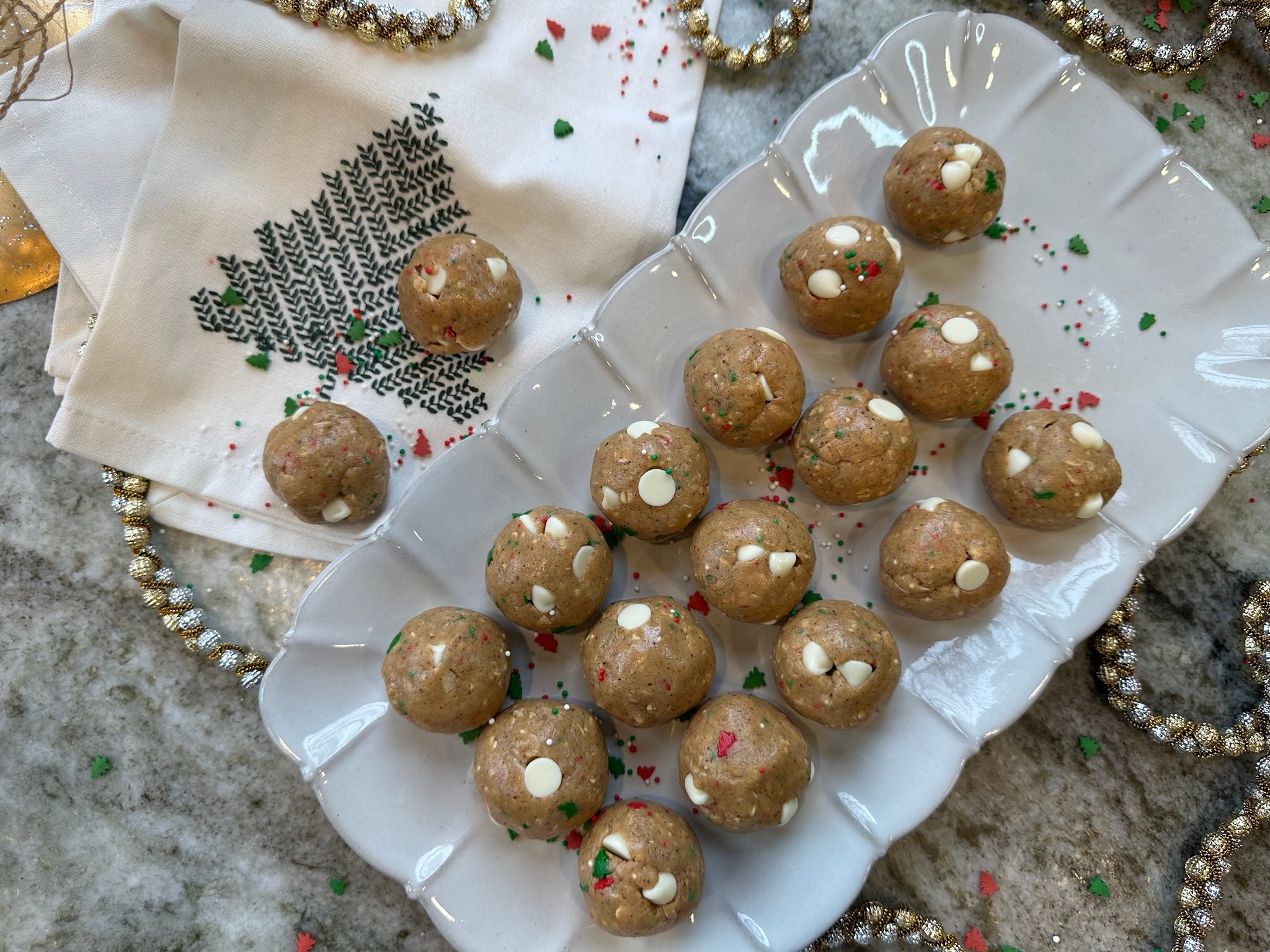 High Protein Sugar Cookie Energy Bites — Featherstone Nutrition